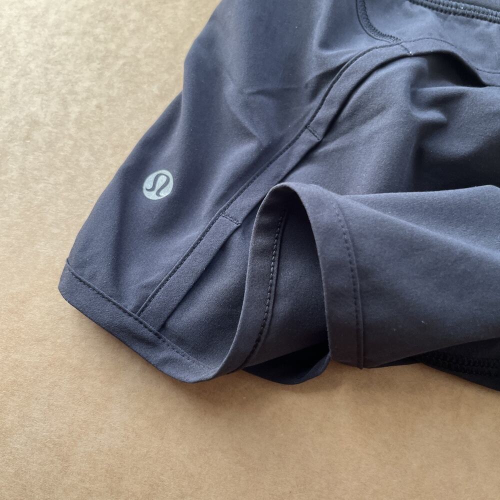 Lululemon Speed Up Short 4” Low Rise Lined Black Size 2 - Picture 8 of 11